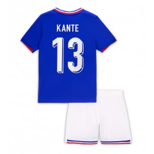 Fotbalové Dres Francie Kante #13 Dětské Domácí Oblečení ME 2024 Krátký Rukáv (+ trenýrky)